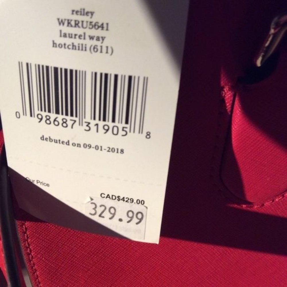Kate Spade Reiley WKRU5641 Laurel way HotChili red - Picture 6 of 6